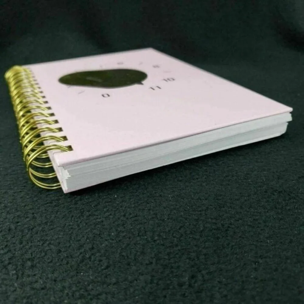 Yoobi Spiral Notebook Journal‎ 120 Sheets Pink Girl Teen Diary New